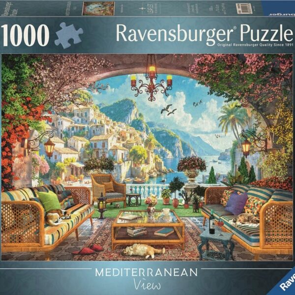 Puzzel 1000 stukjes - Mediterranean Terrace View