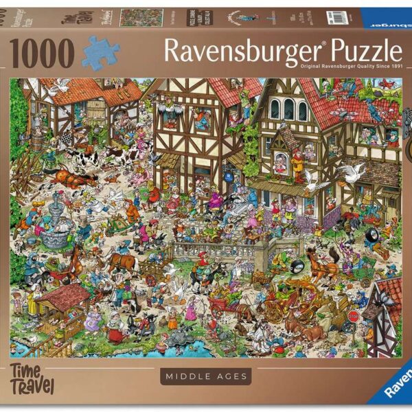 Puzzel 1000 st. Ray Comic Time Travel 2: Middle Ages