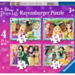 4 puzzels 12+16+20+24 stukjes - Disney Princess