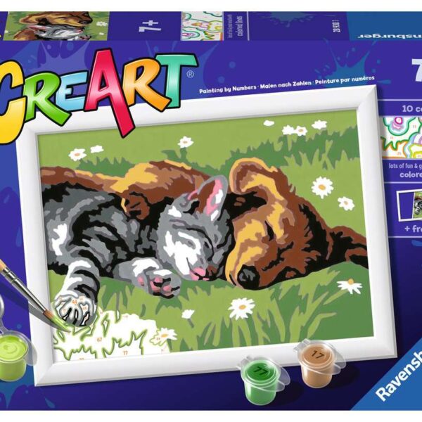 Ravensburger CreArt Serie E - Sleeping Cats and Dogs