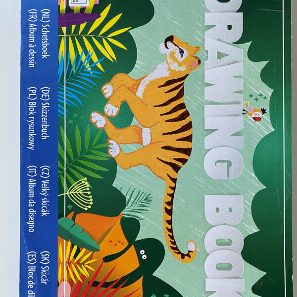 Schetsboek A4 Jungle 80 vel 80 grams