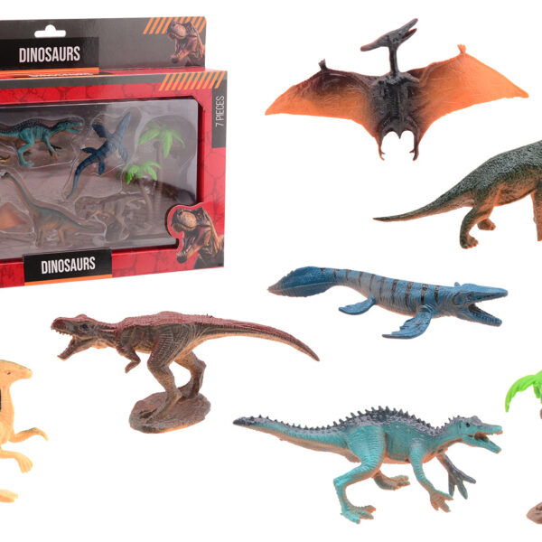 Animal World - Dino speelset 7-delig in doos