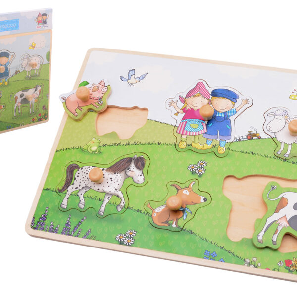 Joueco - Fien en Teun knopjespuzzel