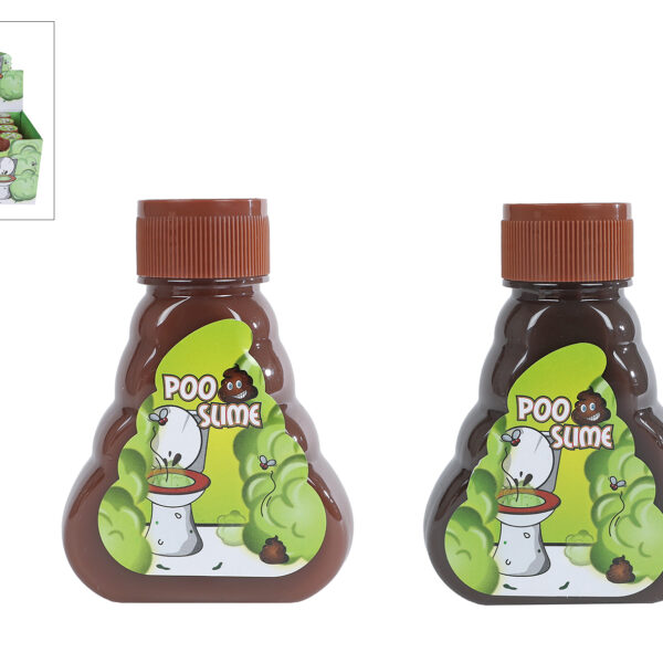 Poo slijm 140gram bruin 2ass 10,5cm