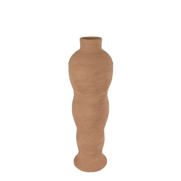 Vaas Kate S terracotta aardew 12x12x38,5cm
