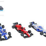 2-Play formula race auto 3 stuks ass free wheel 12,5cm
