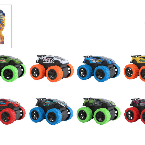 Roadblasters bigfoot spinning auto frictie 8ass 7,5cm