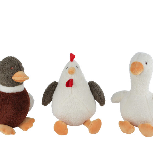 Take Me Home pluche gans, eend en kip 22cm