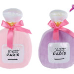 Glamour parfumfles vierkant 2ass pluche 22cm