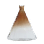 Vaas Antje L bruin glas 25x25x27cm