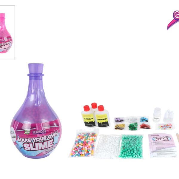Glamour maak je eigen slijm set in toverfles 2ass