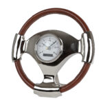 Klok Racing Wheel aluminium/leather-look 27x27x9cm