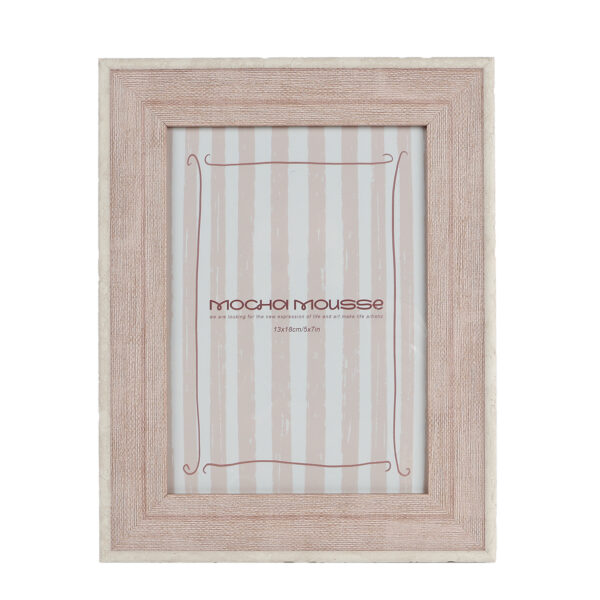 Fotolijst Kaat (13x18) oud roze polystone 19x24x2cm