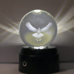 Sfeerverlichting LED Peace Bird m/USB-C kabel 8x8x12,5cm