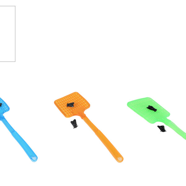 Sticky vliegenmepper met vliegen 3ass 24cm