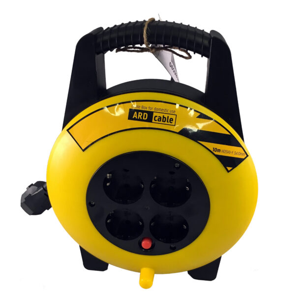 Kabelhaspel 4-voud RA 10m.