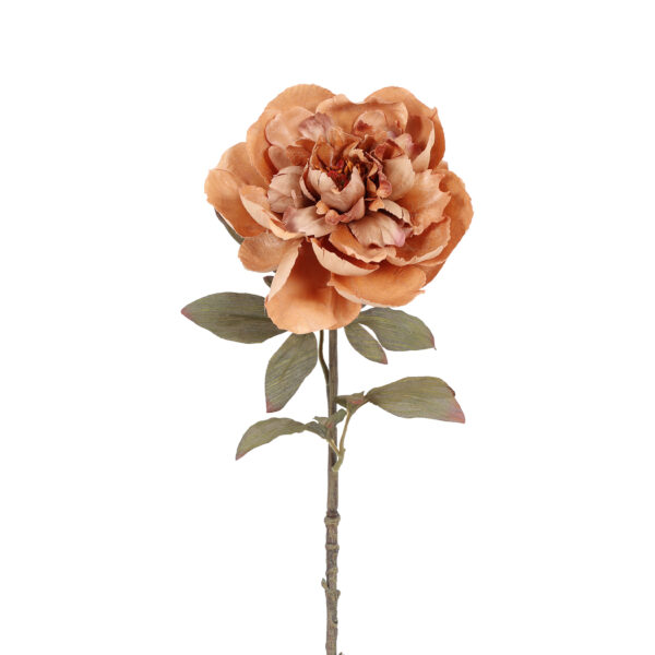 Countryfield Kunstbloem Peony Sibel L l.bruin 57cm