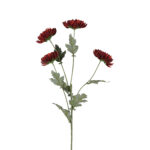 Countryfield Kunstbloem Chrysanthemum x4 d.bruin 84cm