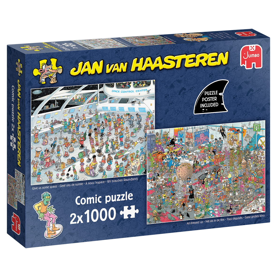 Puzzel 2x1000 st. JvH Geef ons de ruimte/Net als in de film Puzzel 2x1000 st. JvH Geef ons de ruimte/Net als in de film