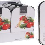 Bereidingsbak met deksel 26x19x6cm 5 stuks