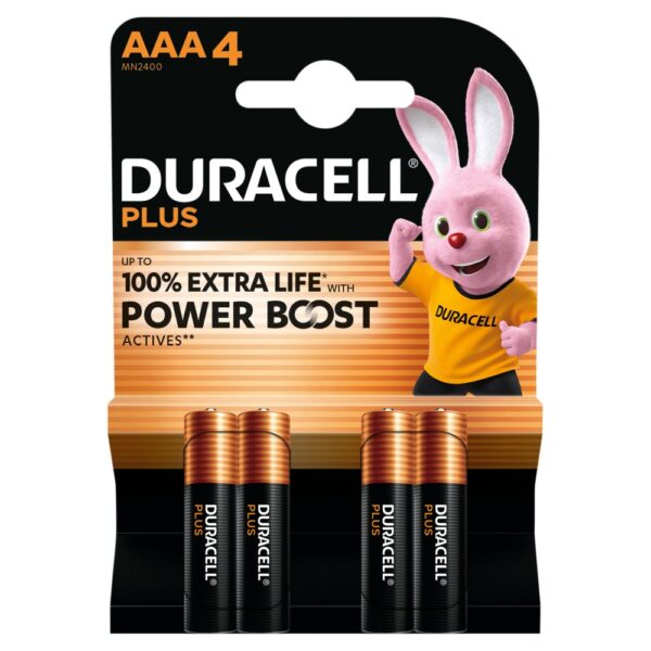 Batterij Duracell Plus Power Boost AAA bls4