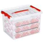 Sunware Q-line kerstbox 22 liter transparant