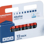 Grundig Alkaline Batterij AAA 12-pack
