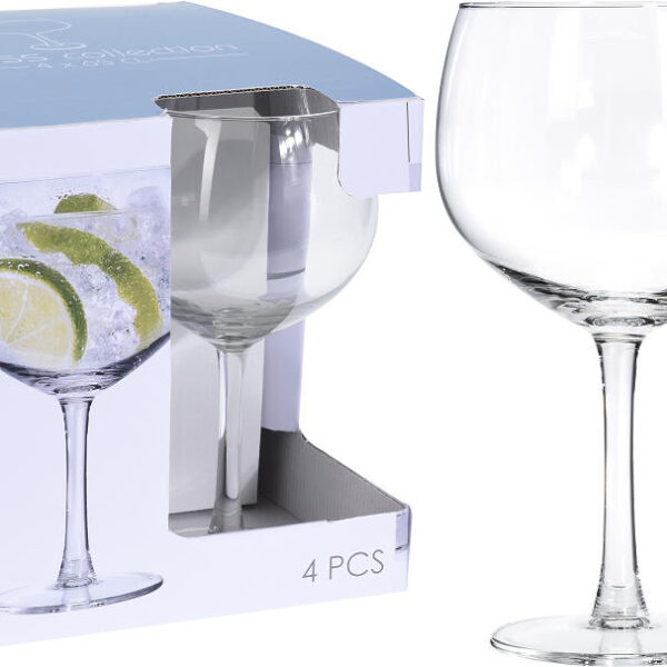 Gin Tonic Glas 650ml set 4 stuks