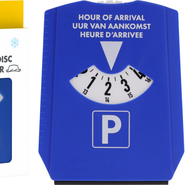 Shell ijskrabber met parkeerschijf