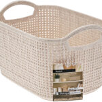 Opbergmand ratan Sand - 240x160x140mm