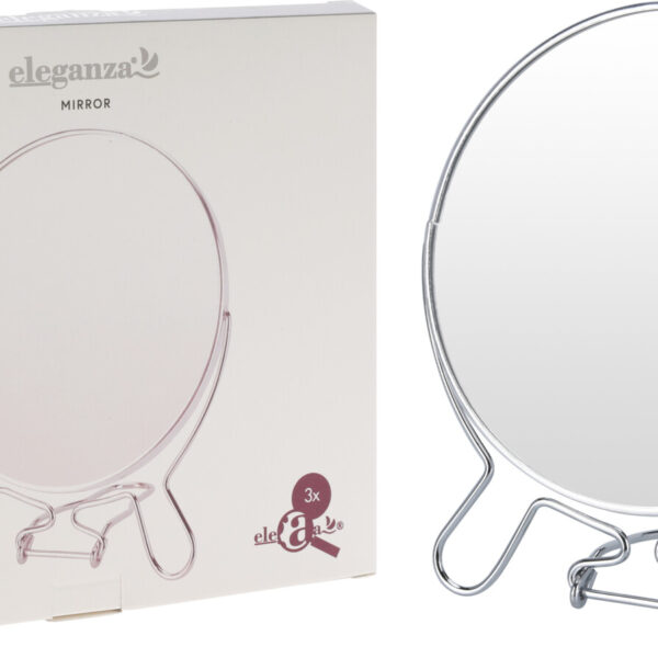Eleganza Make Up spiegel RVS 14x24cm 3x vergrotend