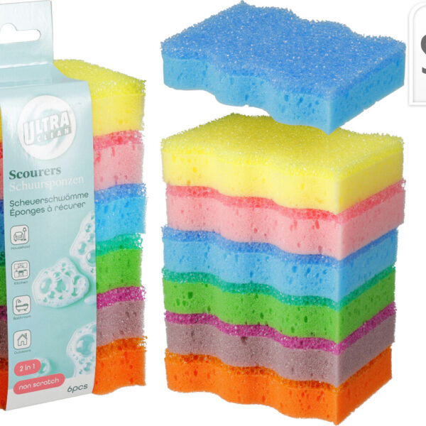 Schuurspons Non-Scratch 6 stuks