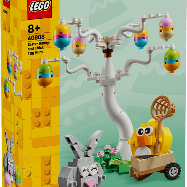 LEGO Iconic Eieren zoeken met konijn en kuiken