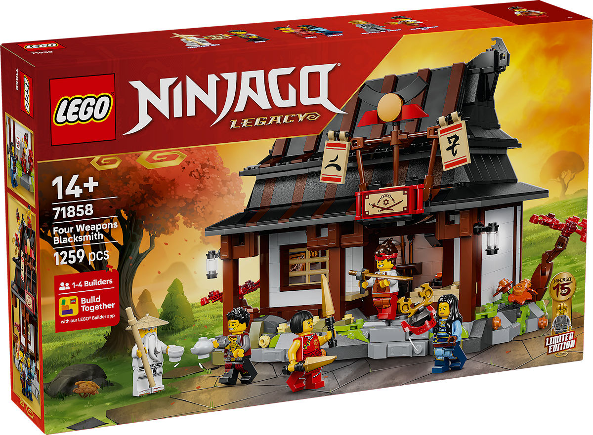 LEGO Ninjago 15-jarig jubileum: Smederij De Vier Wapens LEGO Ninjago 15-jarig jubileum: Smederij De Vier Wapens