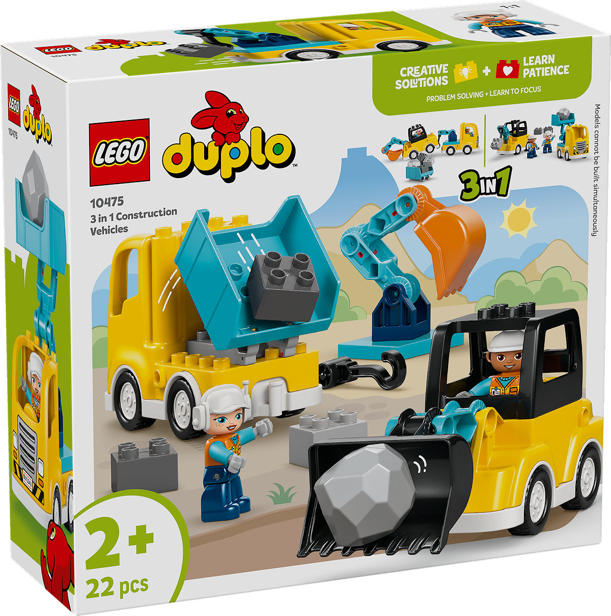DUPLO Town 3-in-1 bouwvoertuigen DUPLO Town 3-in-1 bouwvoertuigen