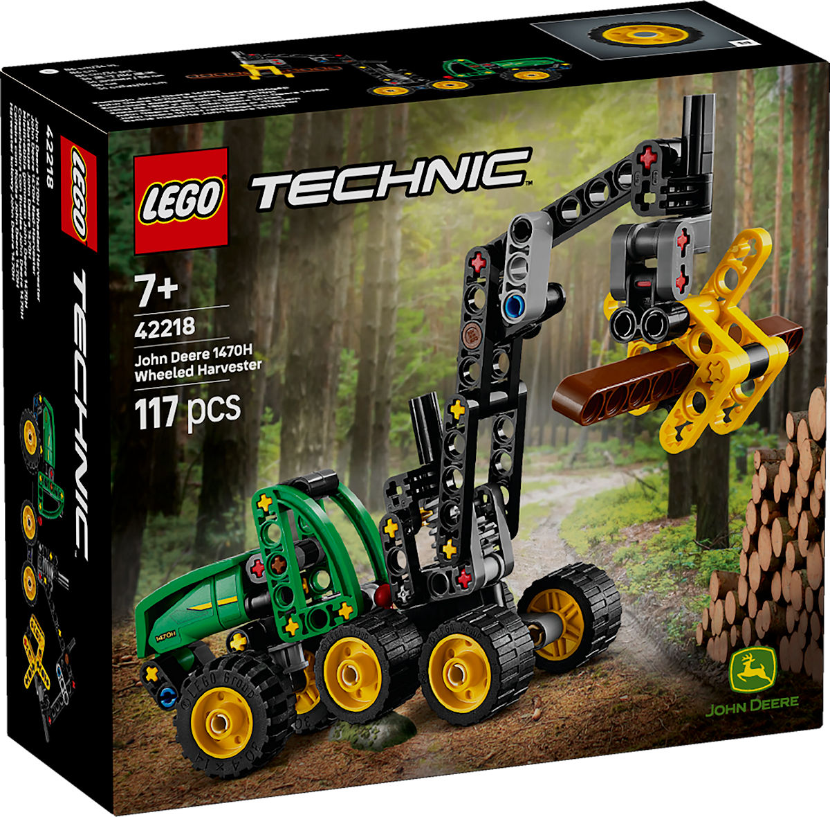 LEGO Technic John Deere 1470H houtoogstmachine LEGO Technic John Deere 1470H houtoogstmachine