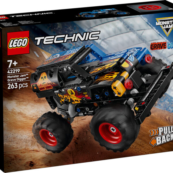 LEGO Technic Monster Jam Grave Digger vuur en ijs