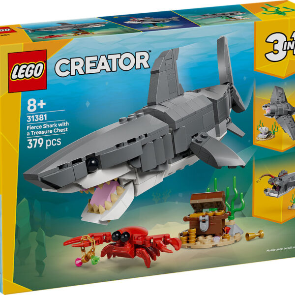 LEGO CREATOR Woeste haai met schatkist