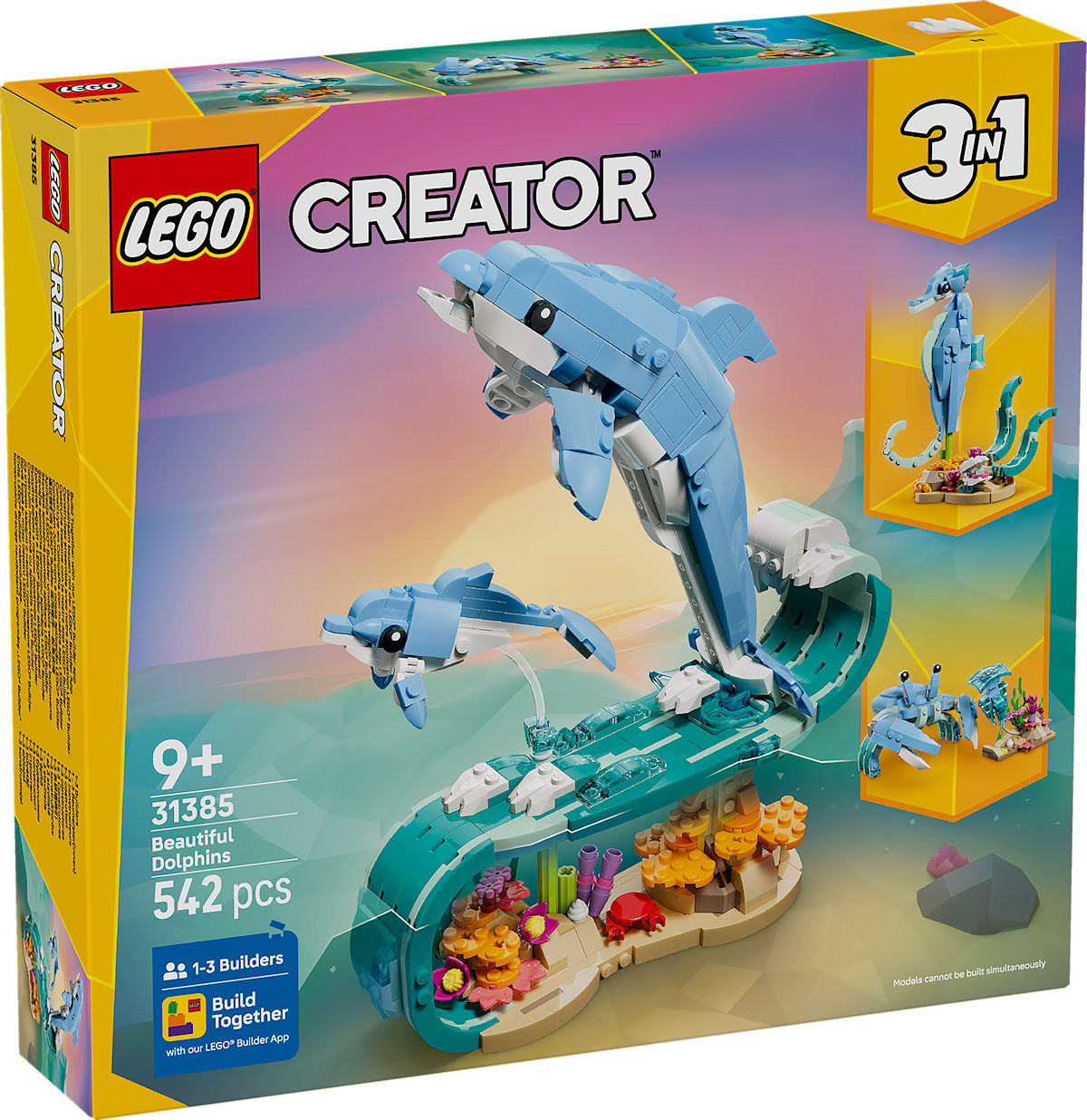 LEGO CREATOR Zeedieren: prachtige dolfijnen LEGO CREATOR Zeedieren: prachtige dolfijnen