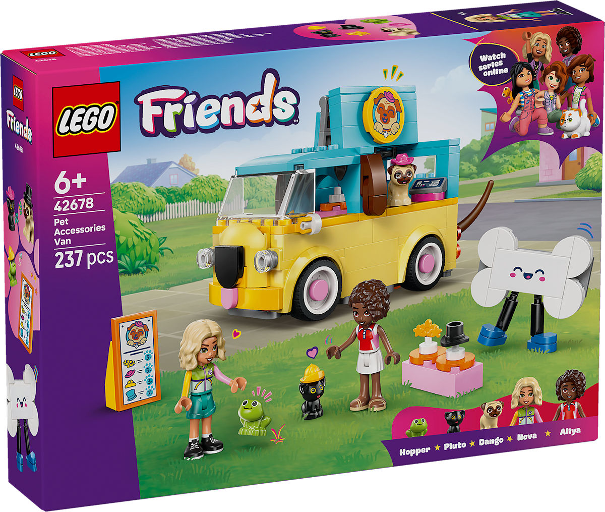 LEGO Friends Bestelwagen met dierenaccessoires LEGO Friends Bestelwagen met dierenaccessoires