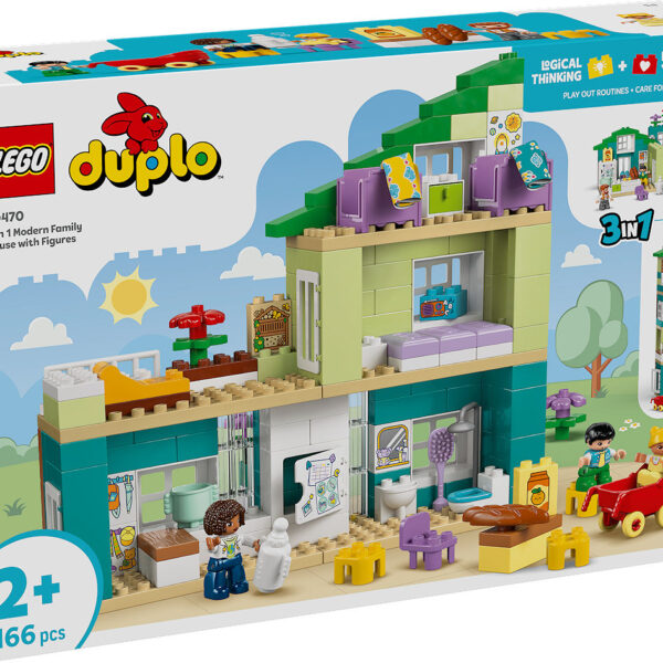 DUPLO Town 3-in-1 modern woonhuis met figuren