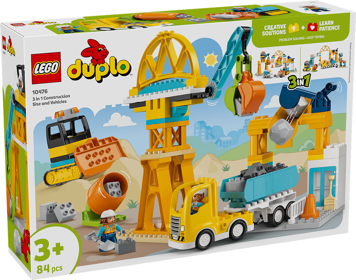 DUPLO Town 3-in-1 bouwplaats en voertuigen DUPLO Town 3-in-1 bouwplaats en voertuigen
