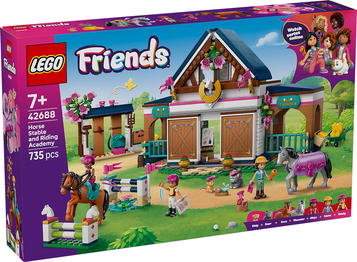 LEGO Friends Paardenstal en manege LEGO Friends Paardenstal en manege