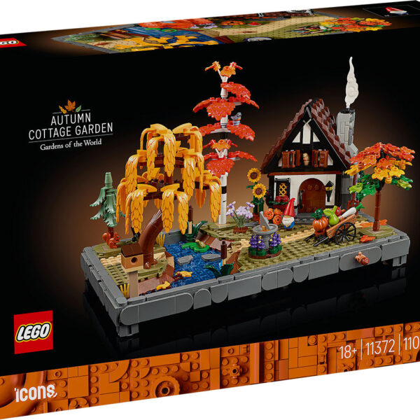 LEGO Icons Herfsttuin met cottage
