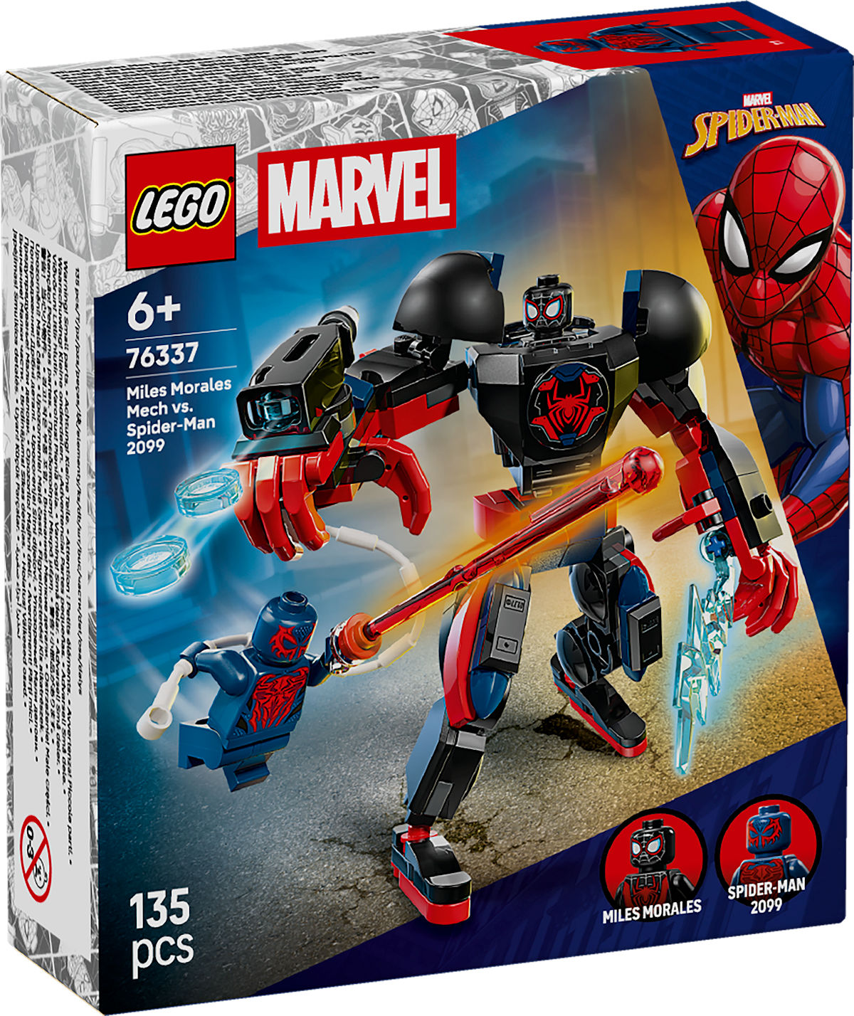 LEGO Super Heroes Miles Morales mecha vs. Spider-Man 2099 LEGO Super Heroes Miles Morales mecha vs. Spider-Man 2099
