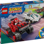 LEGO Sonic Silvers auto vs. Knuckles' monstertruck