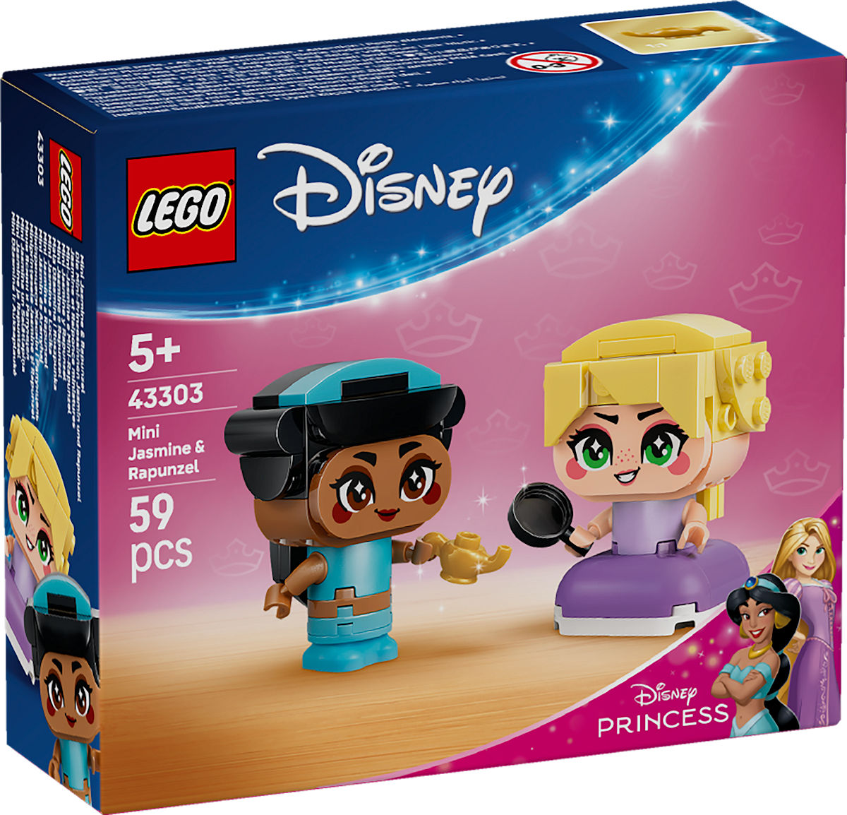 LEGO Disney Mini Jasmine en Rapunzel LEGO Disney Mini Jasmine en Rapunzel