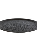 Dienblad Jef L antiek aluminium 35x35x1,7cm - grijs