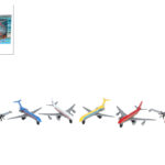 2-Play vliegtuigenset 6stuks die cast free wheel 7-10,5cm