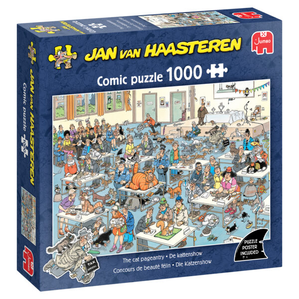 Puzzel 1000 st. JvH - De Kattenshow